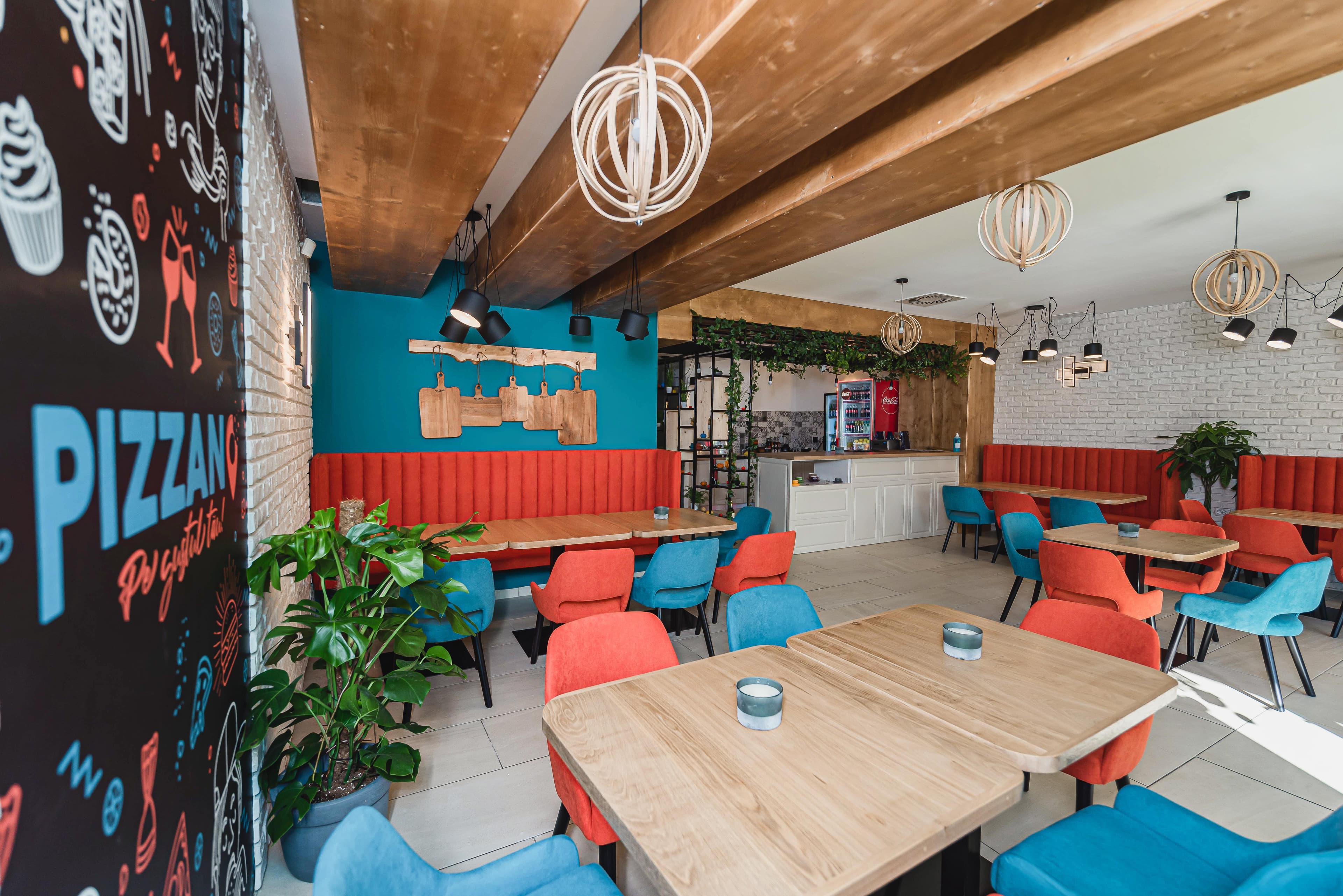 Design interior Pizzerie Alba-Iulia