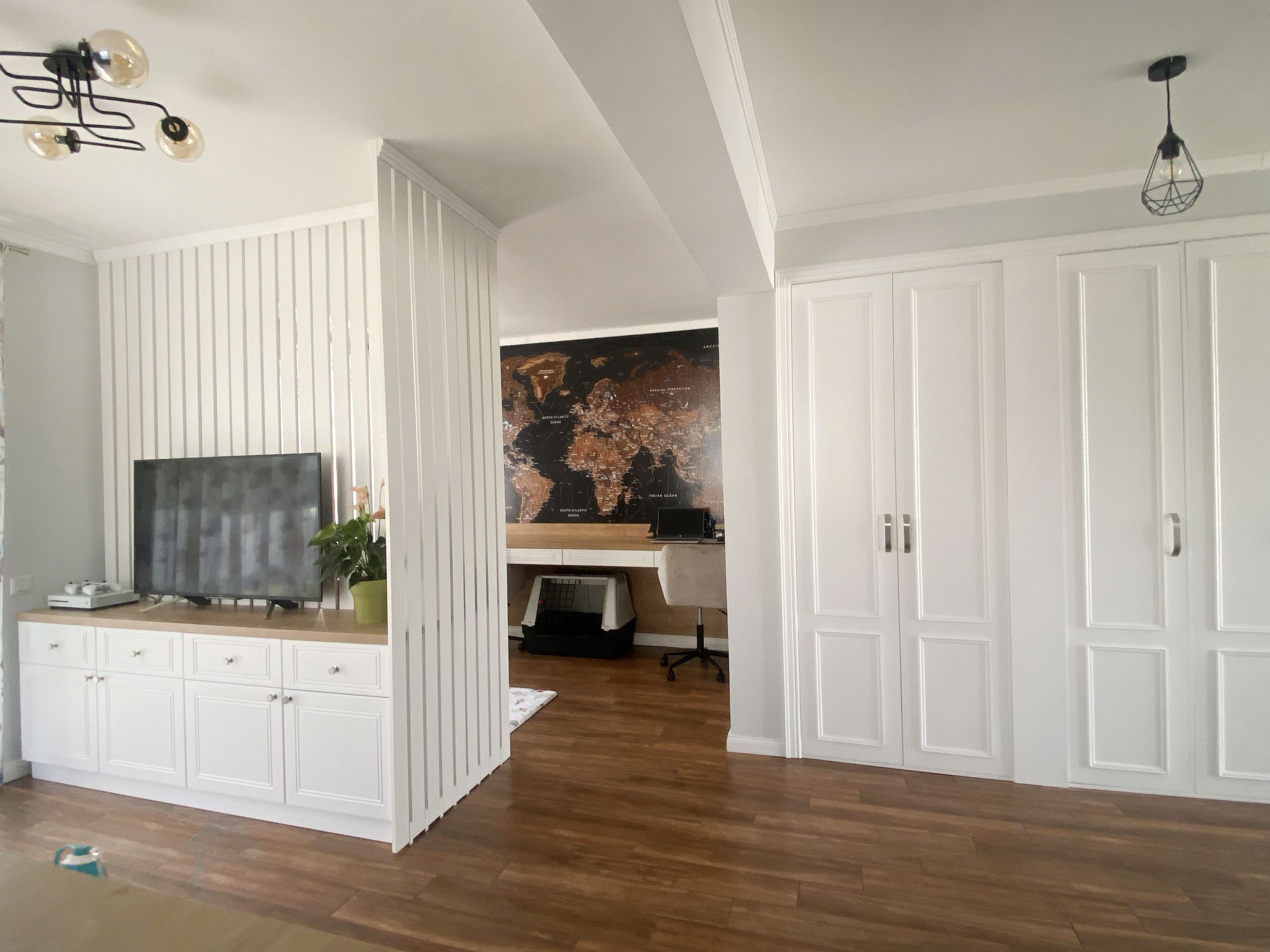 Design interior living si zona de studiu copii - Cluj-Napoca