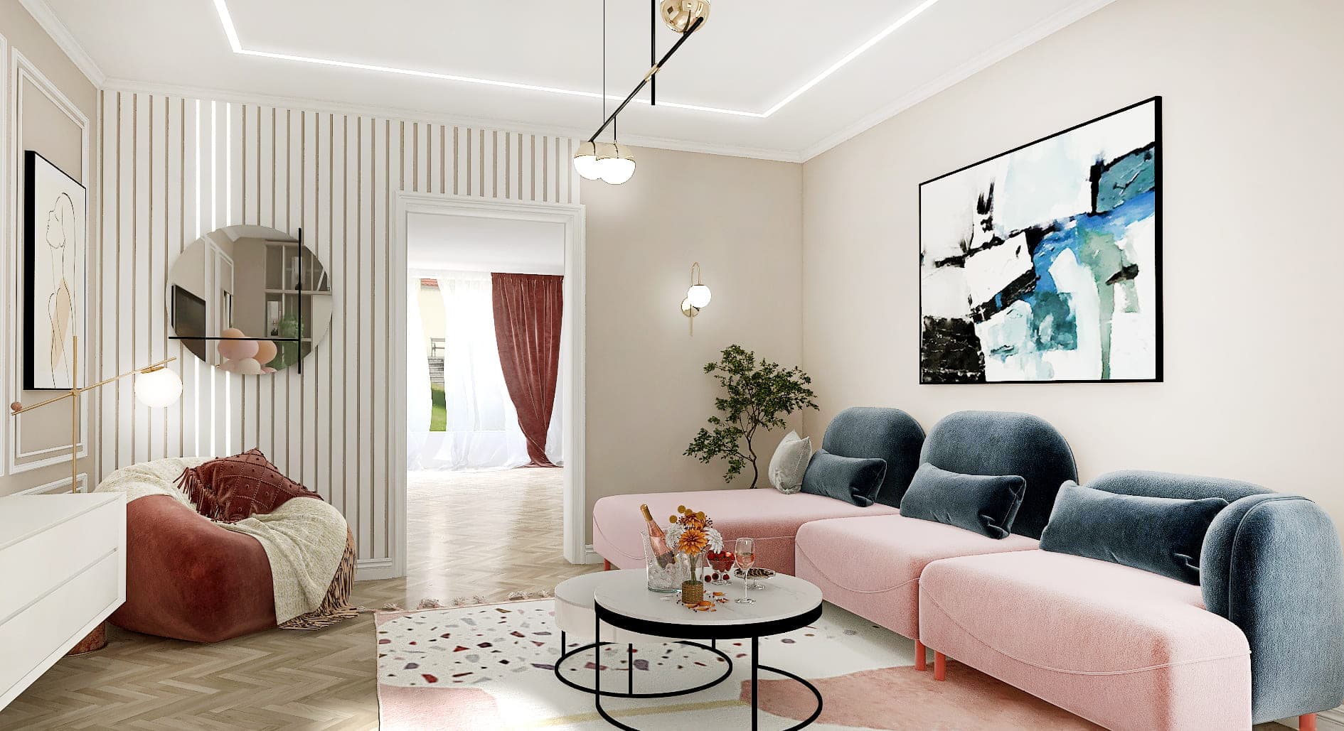 Design interior living casa Sibiu