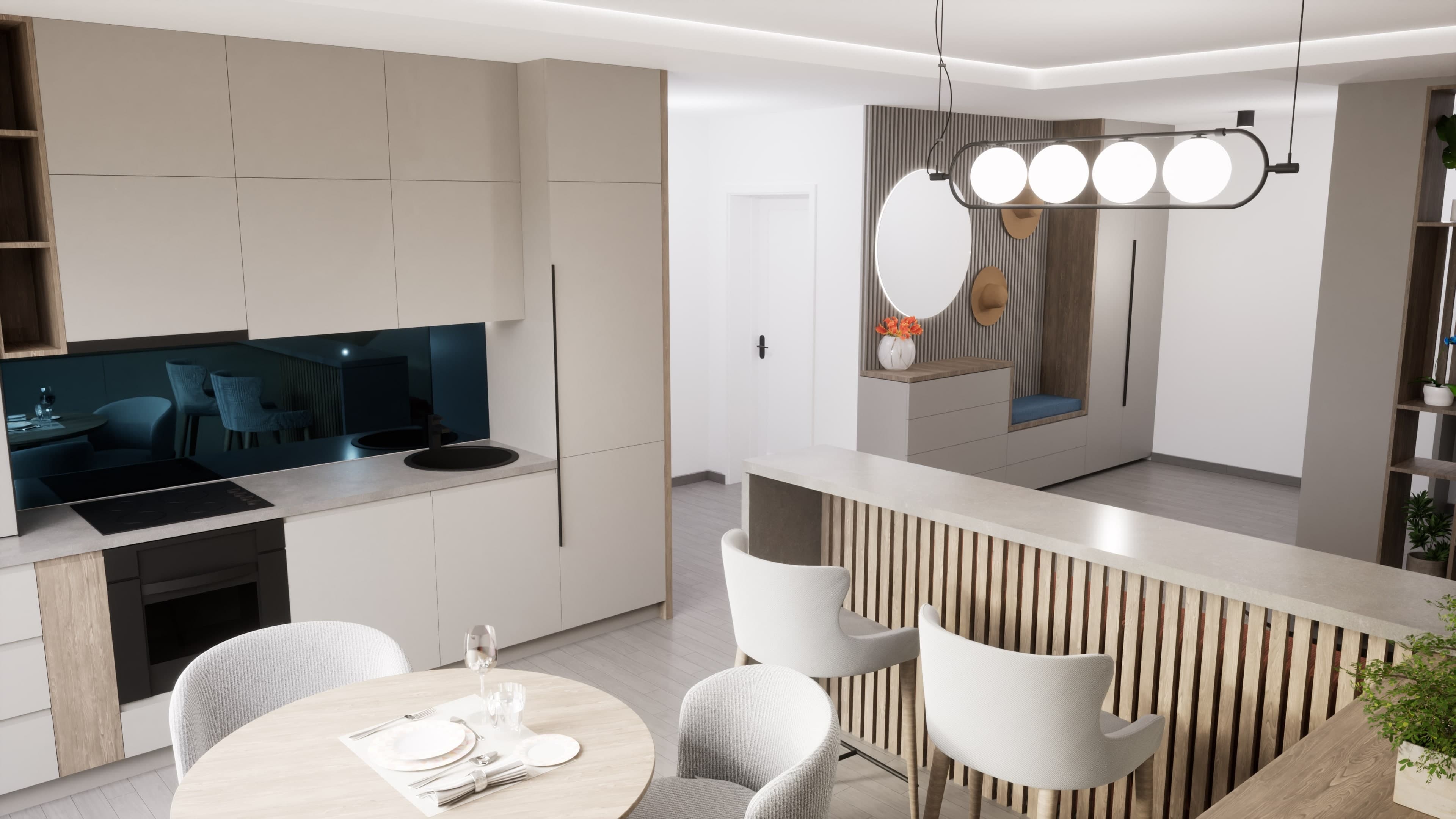 Amenajare interioara apartament Alba-Iulia