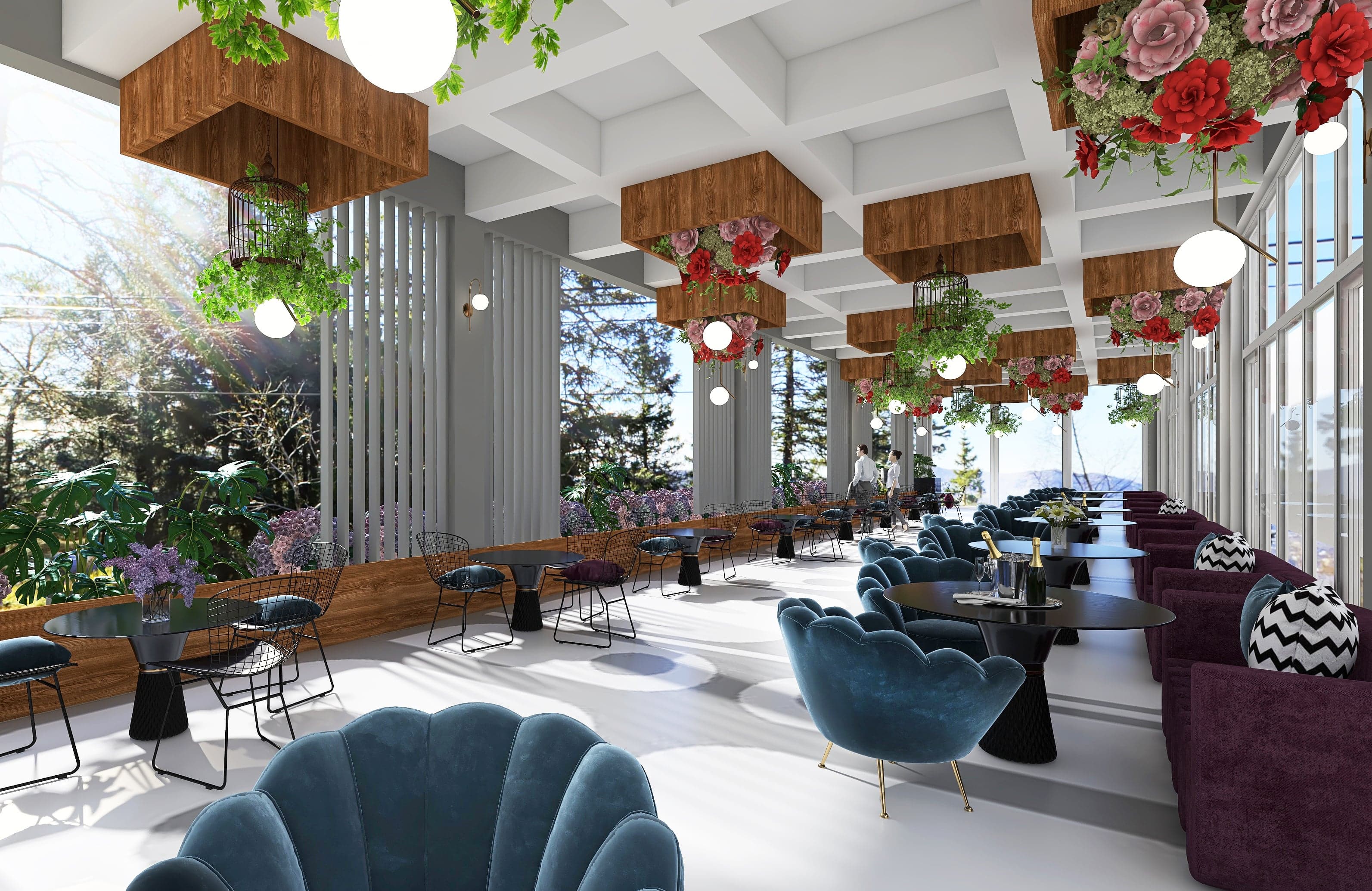 Design exterior terasa - Belvedere Cluj