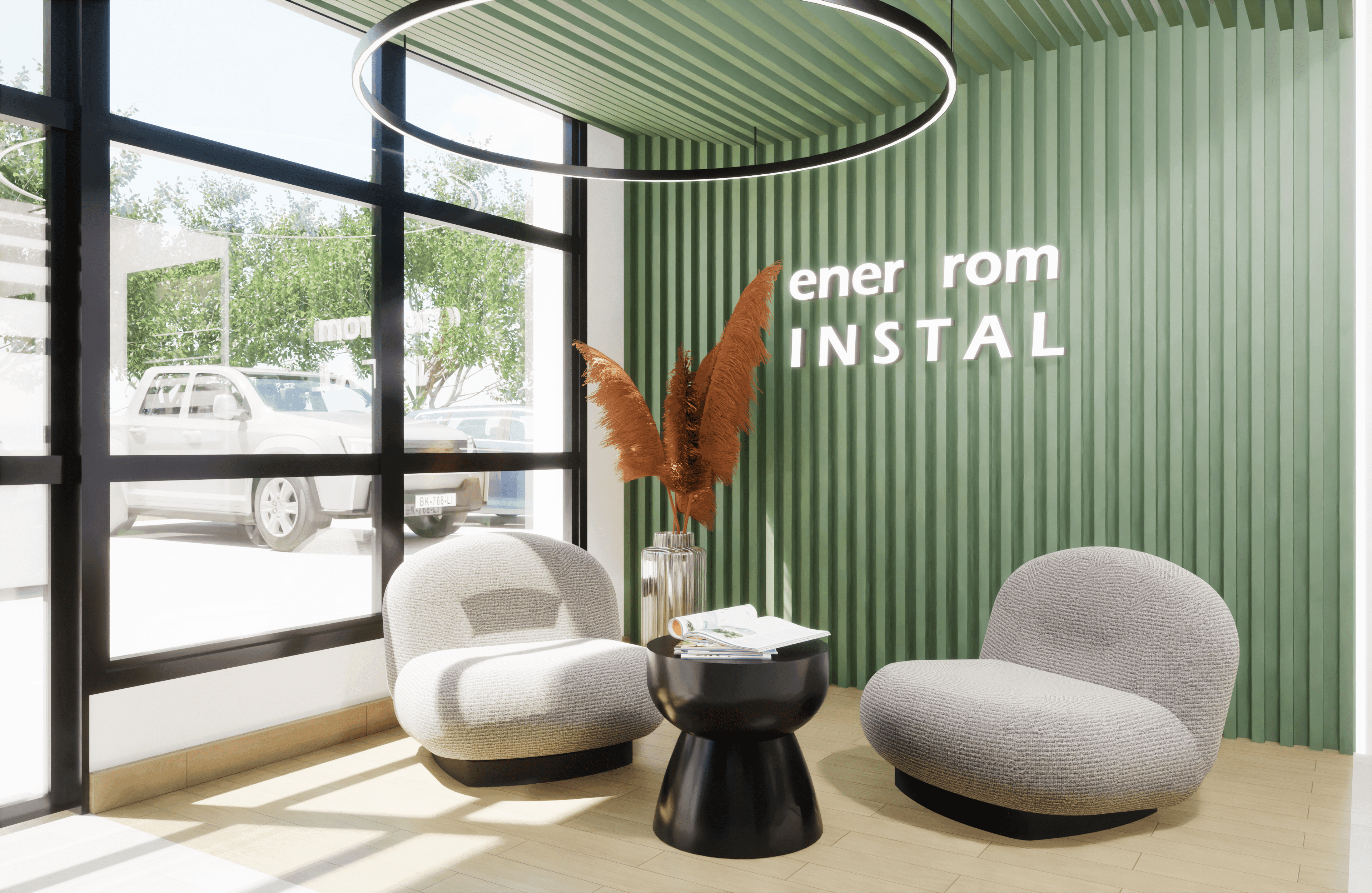 Design interior cladire de birouri